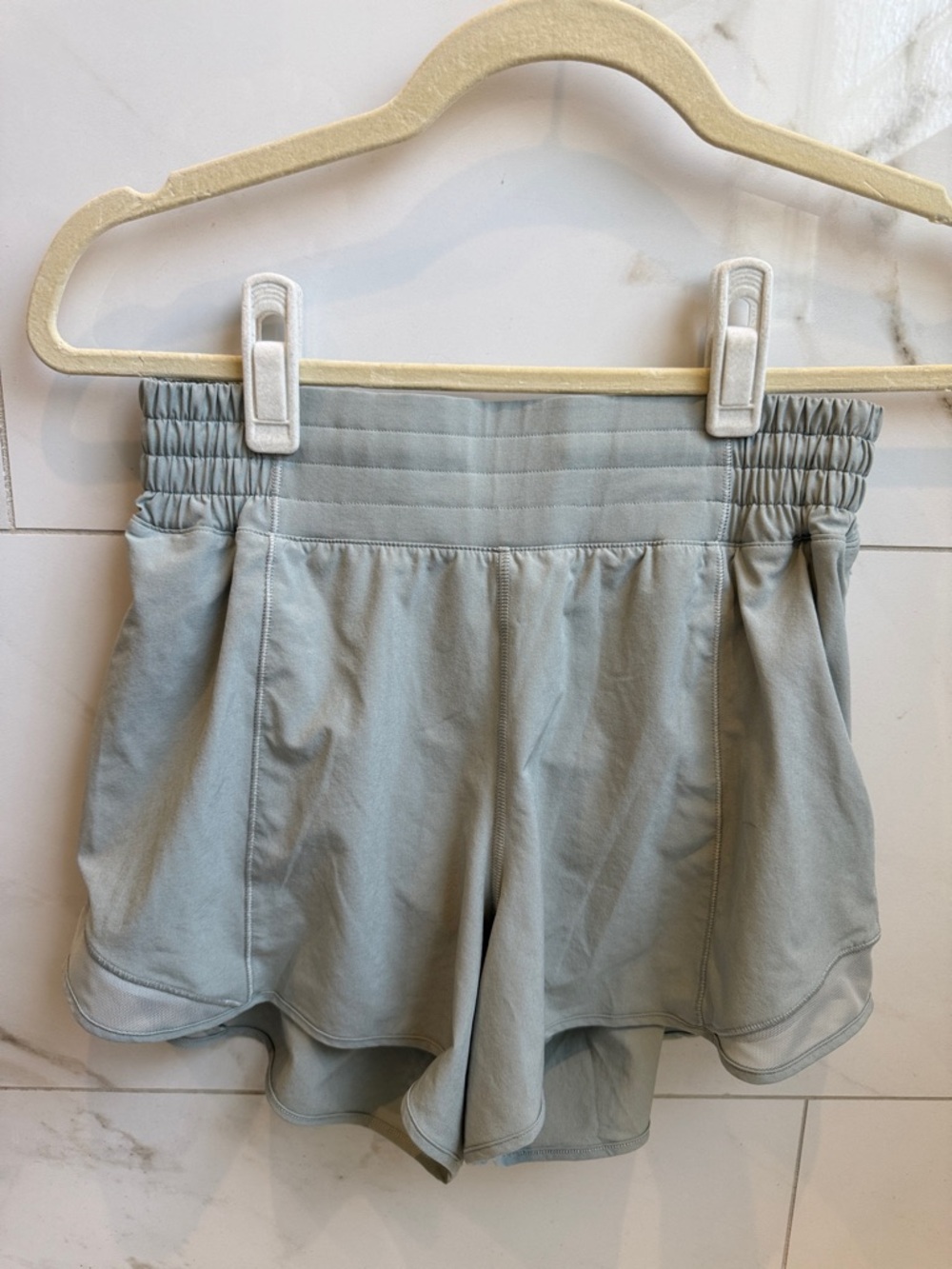 lululemon athletica Light Gray Athletic Shorts